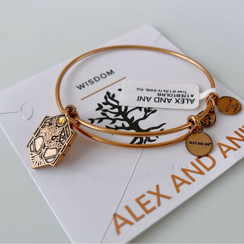 Alex and Ani | Tree of Life Charm Bangle - Picture 4 of 9